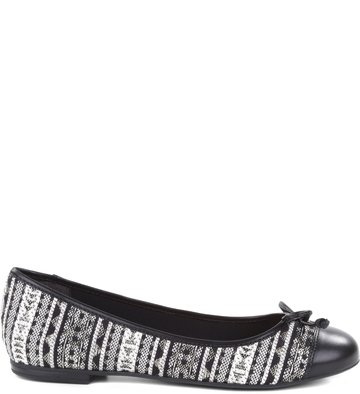Sapatilha Ethnic Lurex Preta