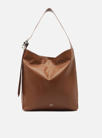 Bolsa Hobo Marrom Grande