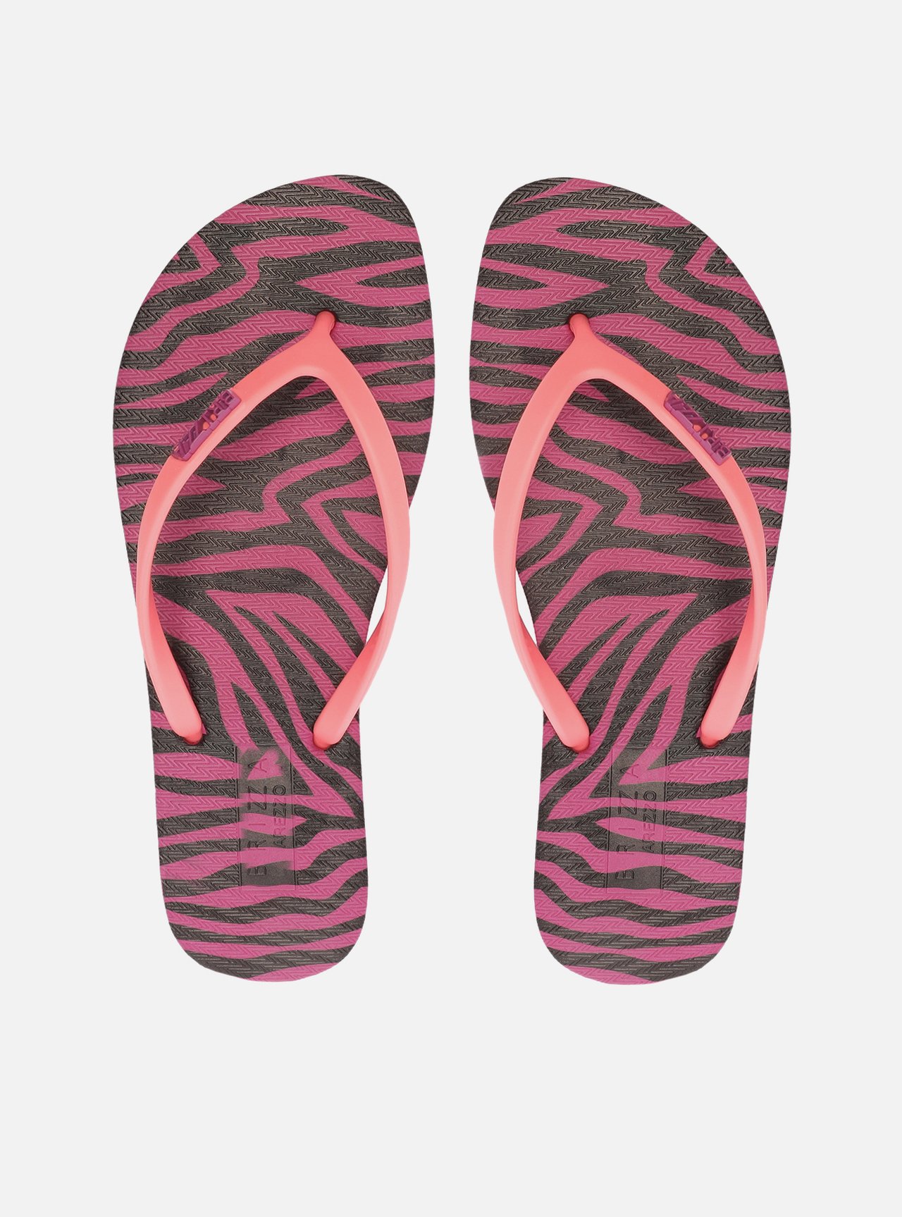 Chinelo de Dedo Multicolorido Estampa Brizza — foto 1