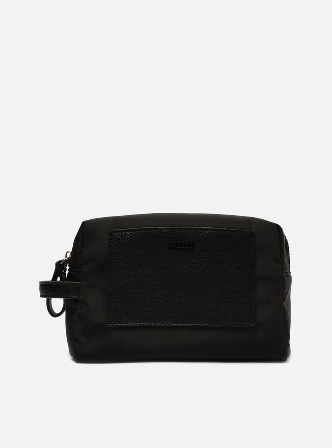 Necessaire Preta Nylon Alça
