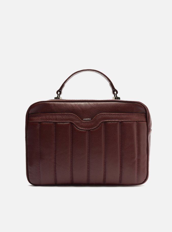 Bolsa Tiracolo Vermelha Couro Francine Média