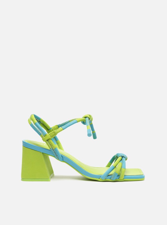 Sandalia arezzo verde deals
