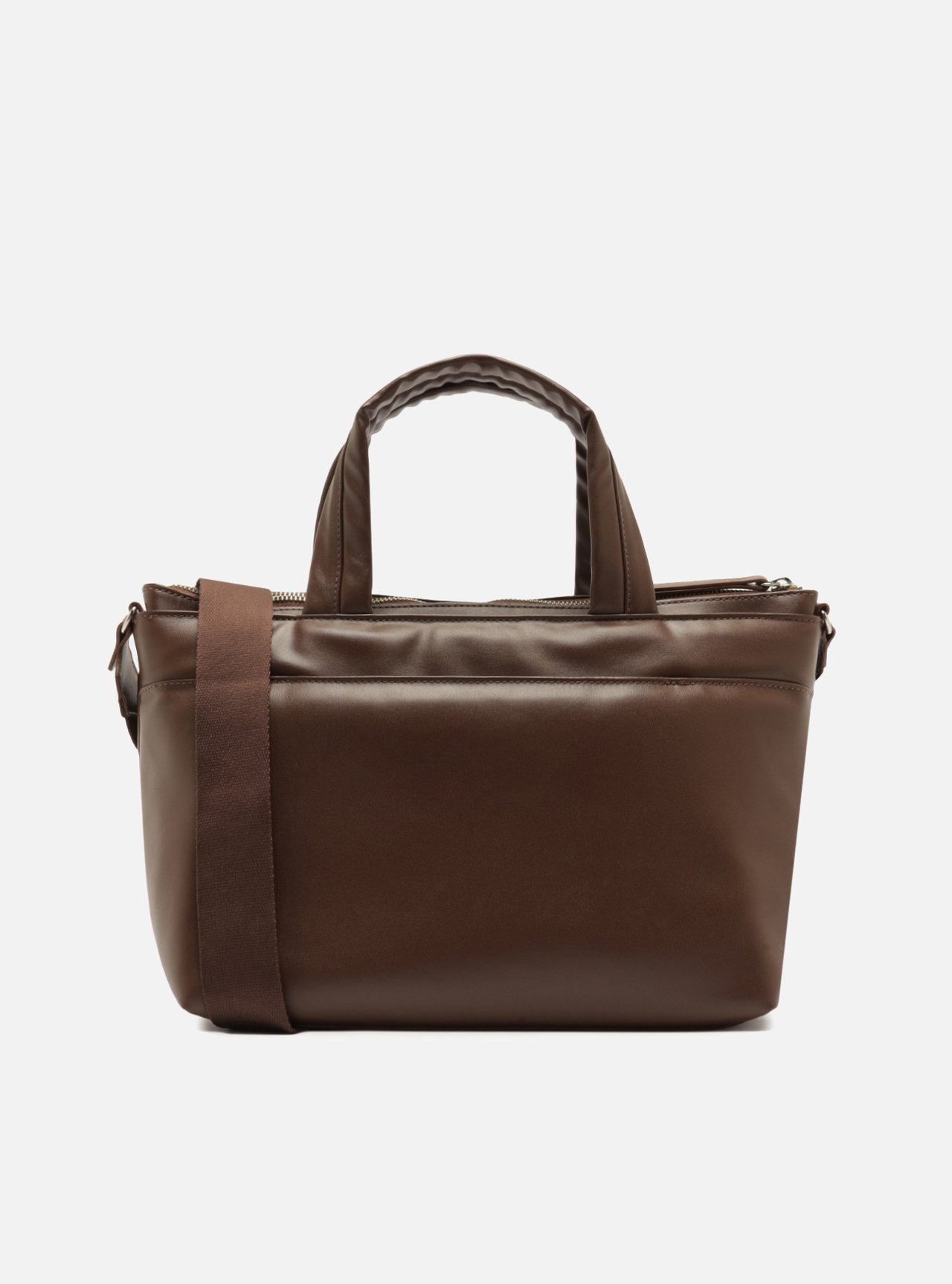 Bolsa Tote Marrom Waves Grande — foto 3