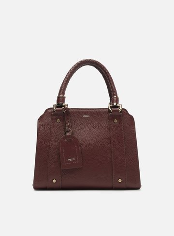 Bolsa Tote Vermelha Couro Piazza Média