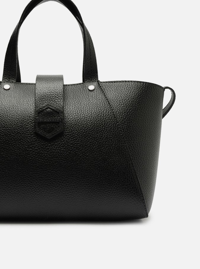 Bolsa Tote Preta Média Basic ID