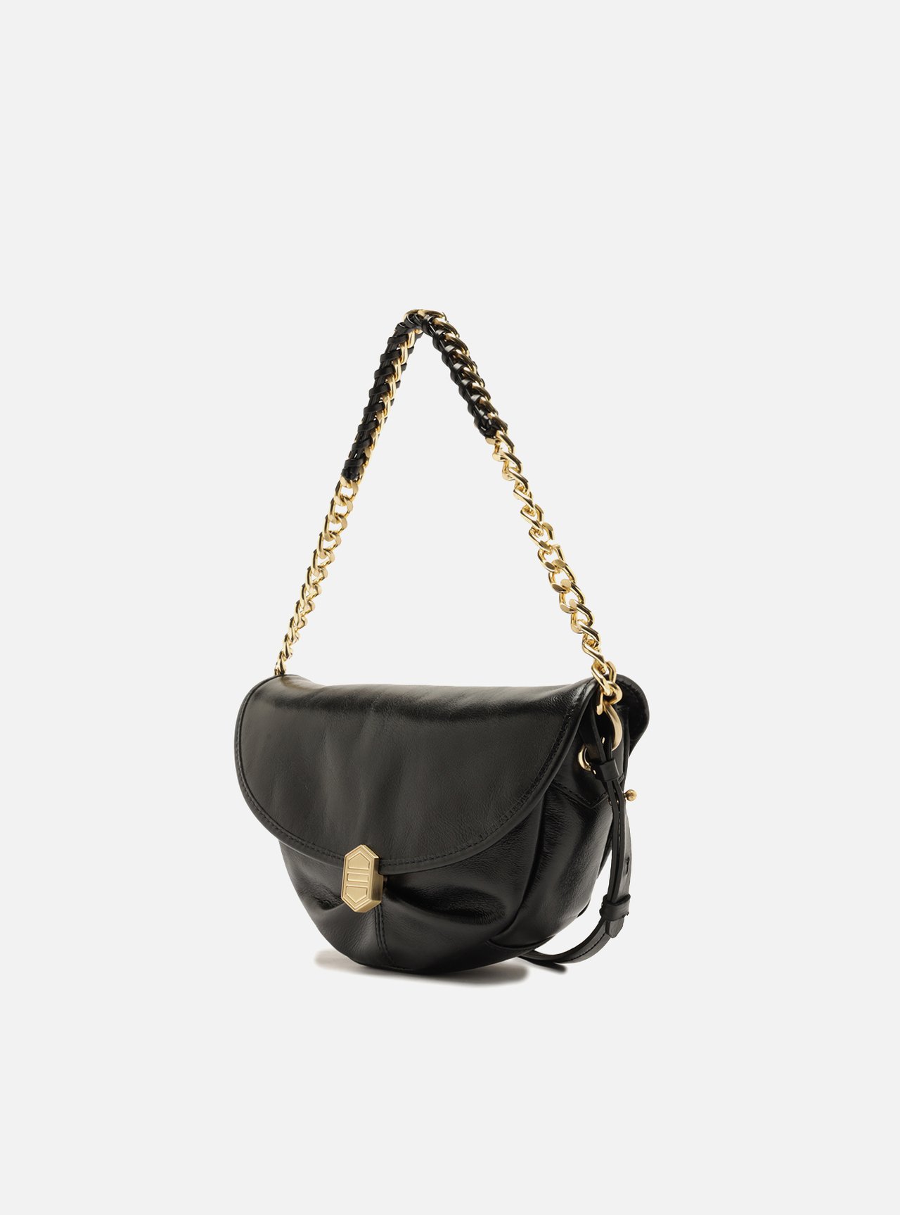 Bolsa Tiracolo Vermelha Couro Pequena — foto 2