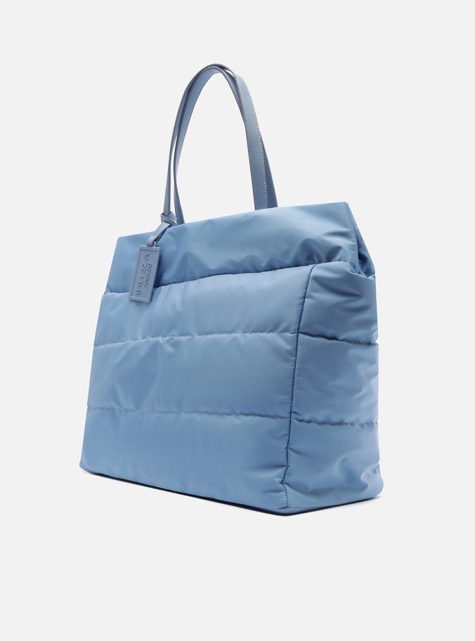 Bolsa Shopping Azul Nylon Gigi Grande