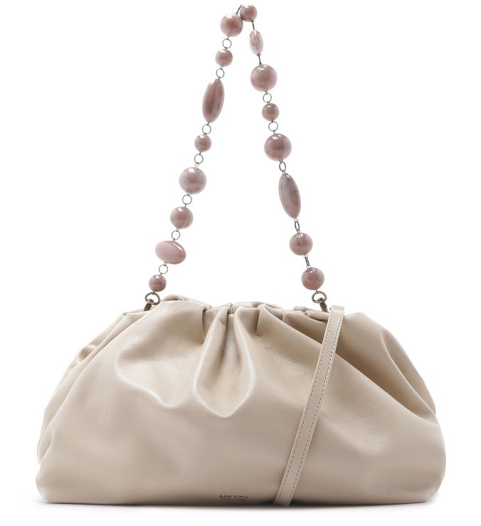 Bolsa Tiracolo Couro Amanda Grande Latte