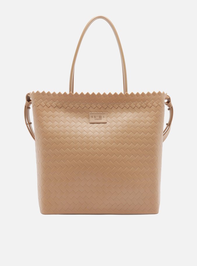 Bolsa Shopping Marrom Tina Média Brizza