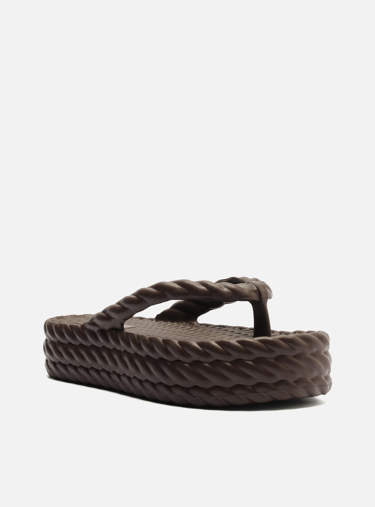 Sandália Marrom Flatform Brizza — foto 2
