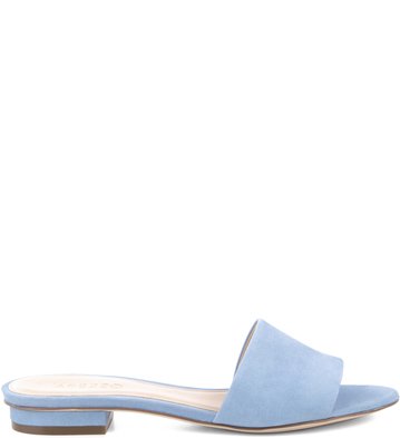 Rasteira Basic Nobuck Acqua