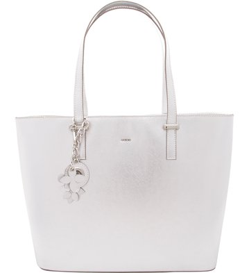 Bolsa Shopping Charm Prata