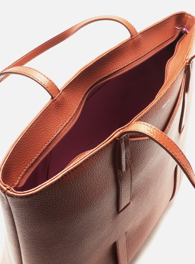Bolsa Shopping Marrom Grande Tiras