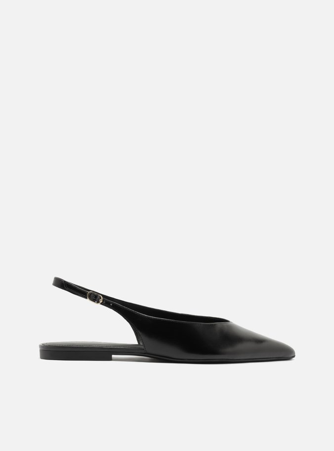 Sapatilha Preta Slingback