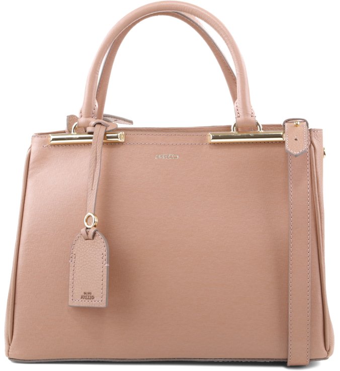 Bolsa Satchel Auguri Personalizável New Rose