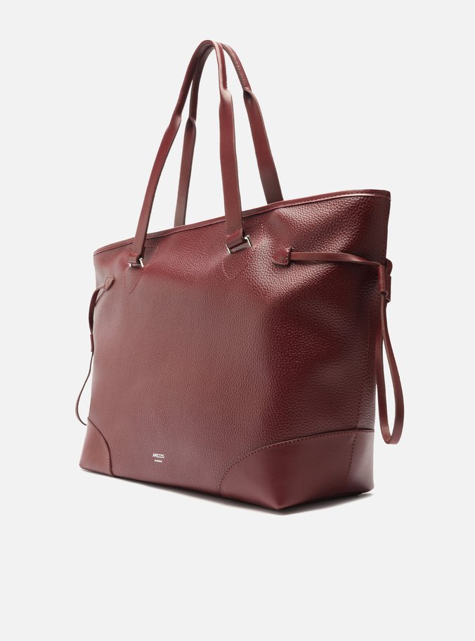 Bolsa Shopping Vermelha Grande Cantoneiras