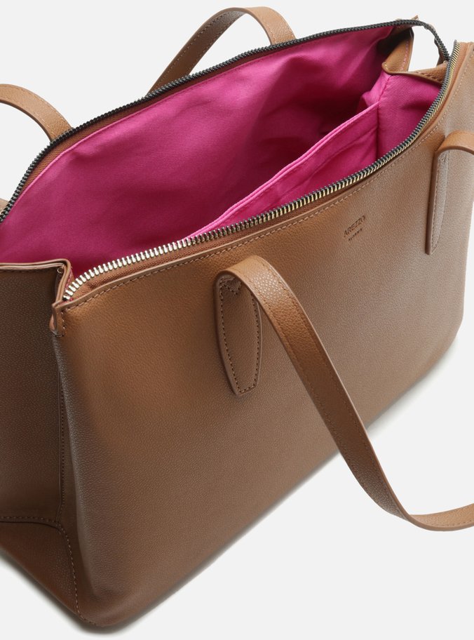 Bolsa Shopping Marrom Grande Básica