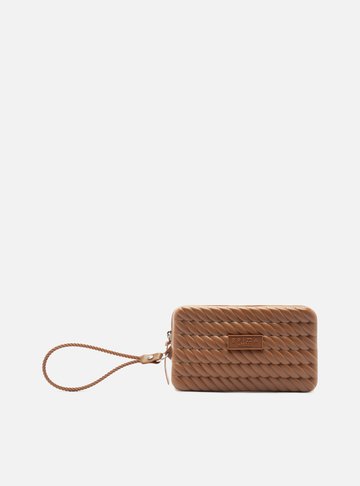 Clutch Marrom Alça Marrocos
