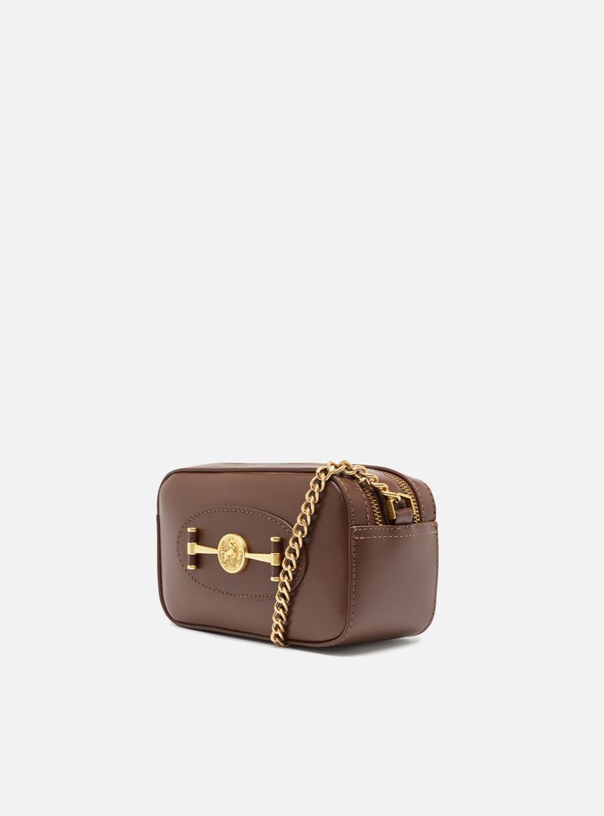 Bolsa Tiracolo Marrom Couro  Pequena