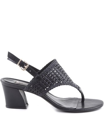 Sandália Tramada Preta