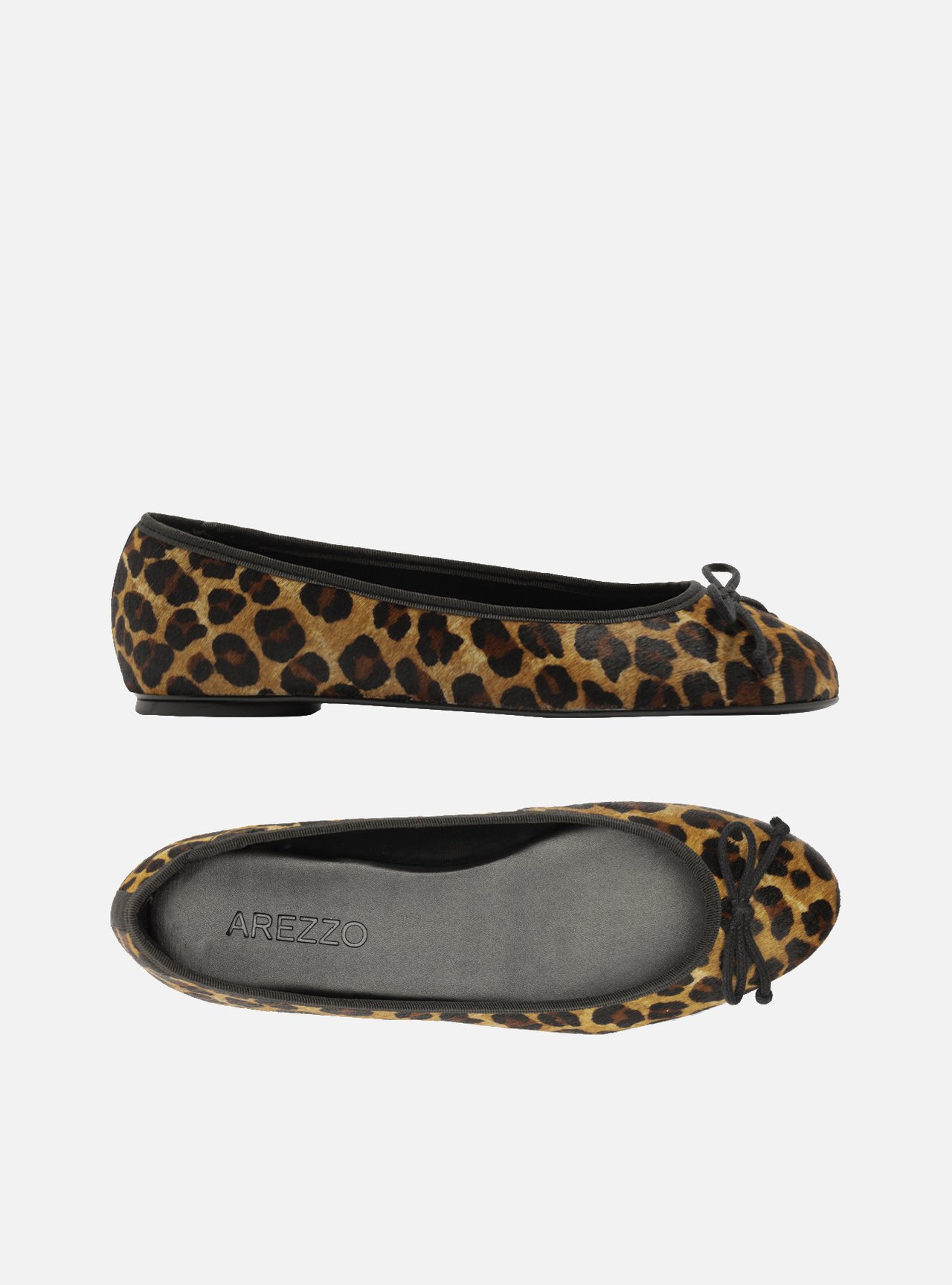Sapatilha Animal Print Bico Redondo Lacinho — foto 5