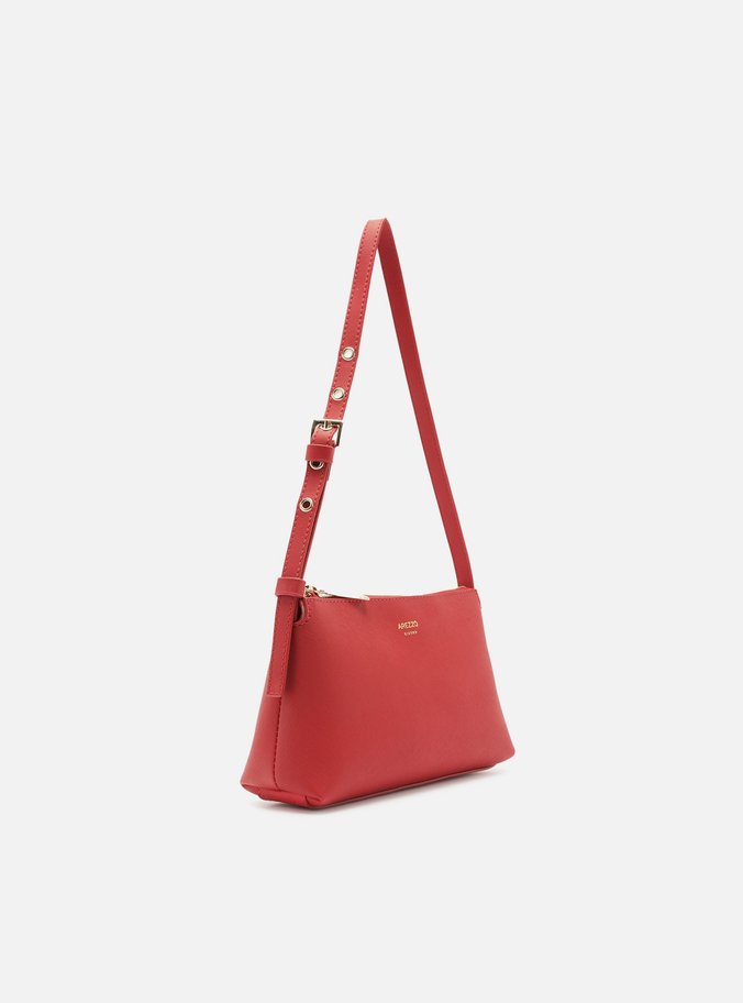 Bolsa Tiracolo Vermelha Pequena Alça Fivela