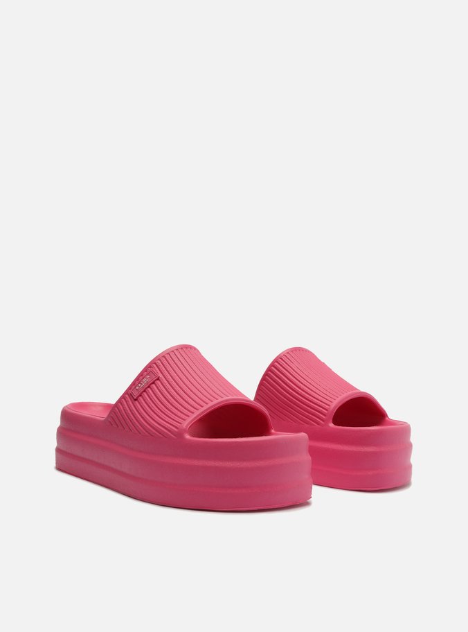 Sandália Rosa Flatform Brizza