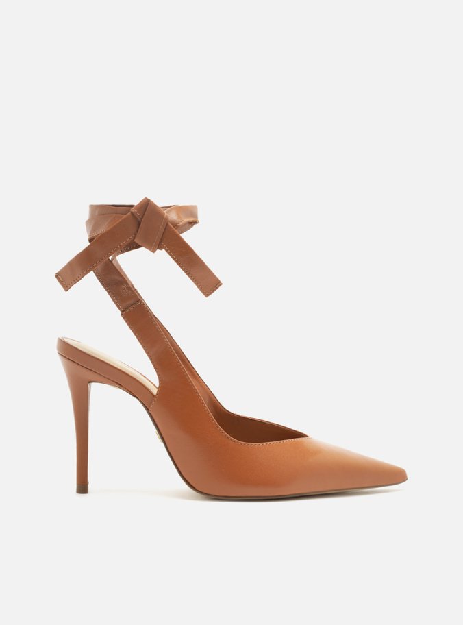 Scarpin Marrom Salto Alto
