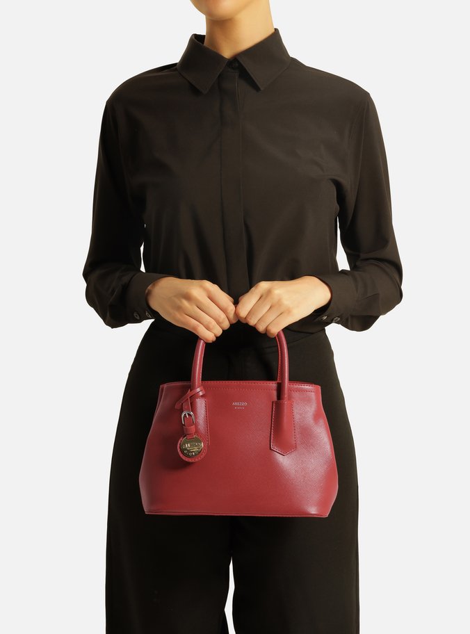 Bolsa Tote Vermelha Giorno Média Bag Charm