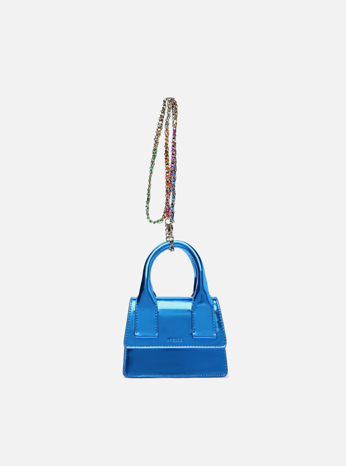 Mini Bag Tiracolo Azul Metal Sia