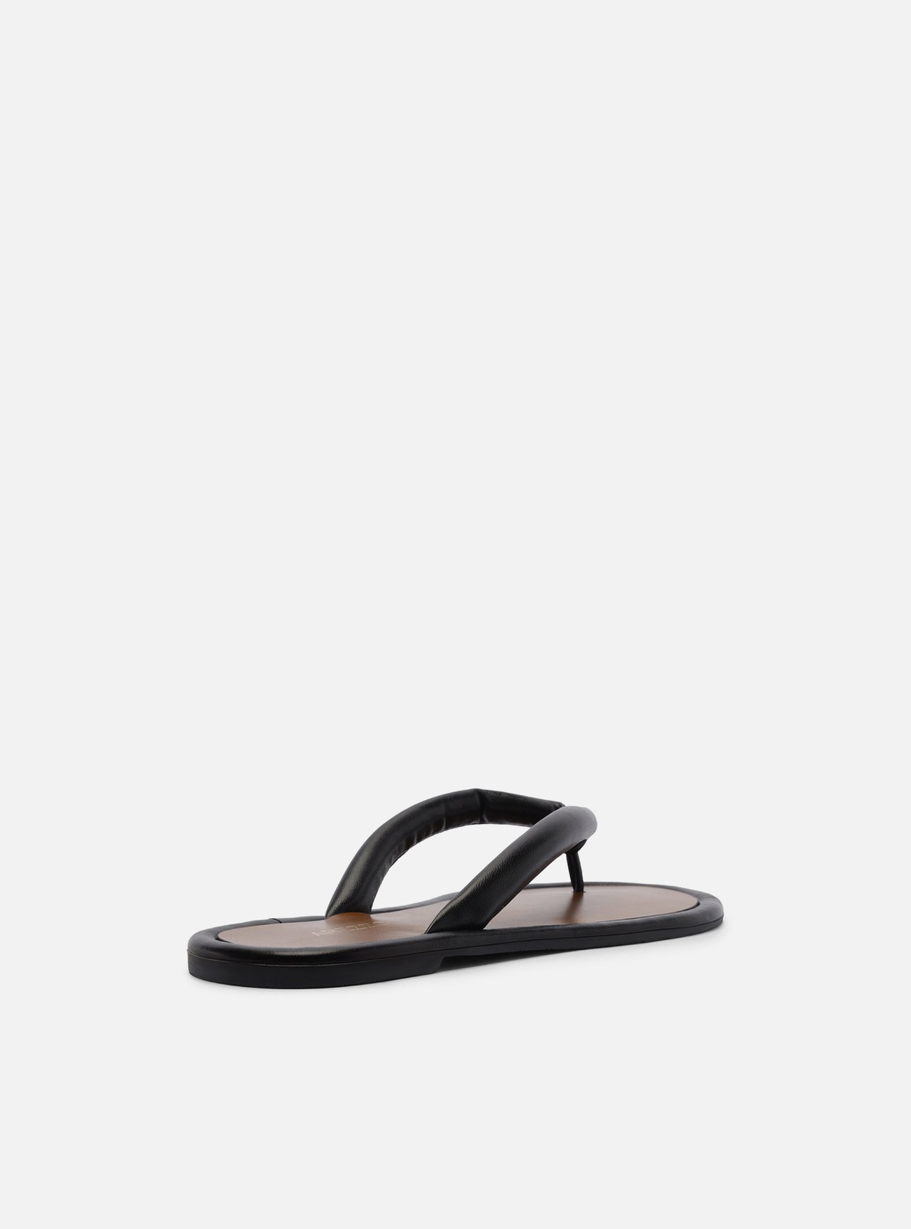 Rasteira Preta Tiras Flip Flop Zoe — foto 3