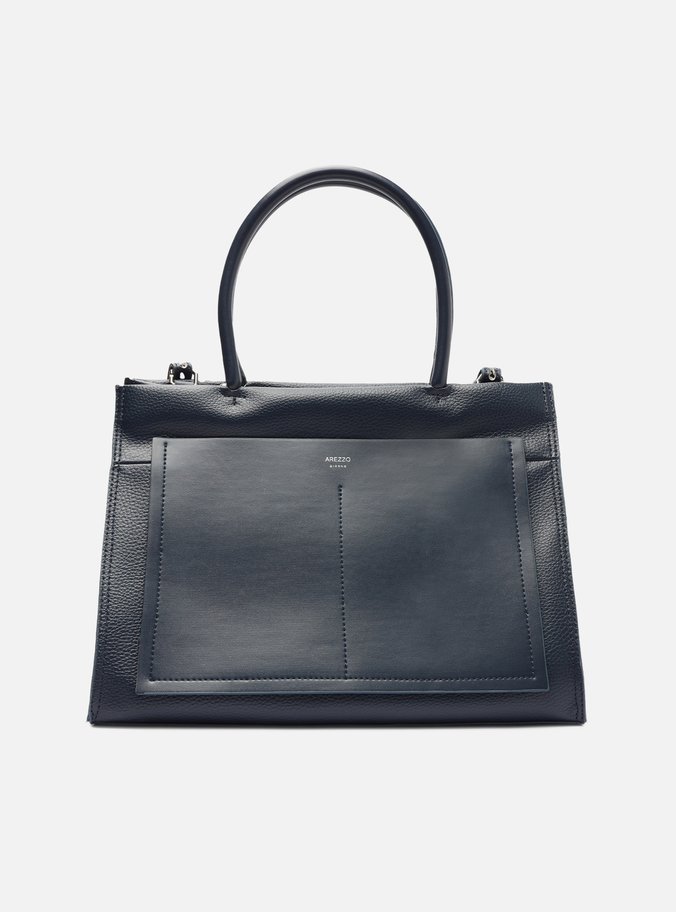 Bolsa Shopping Azul Grande Bolso Recorte