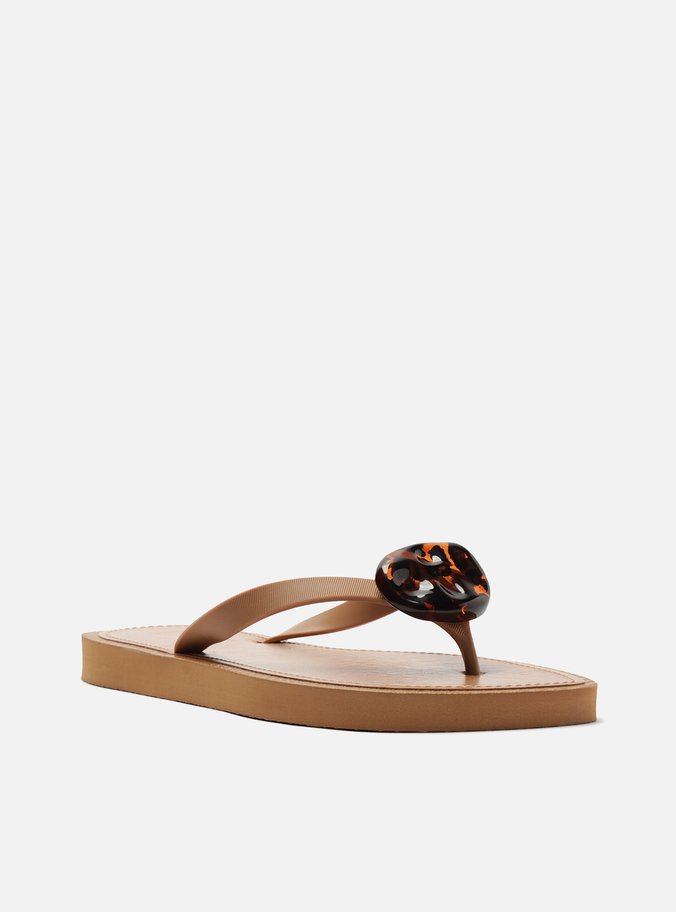 Chinelo de Dedo Marrom Brizza