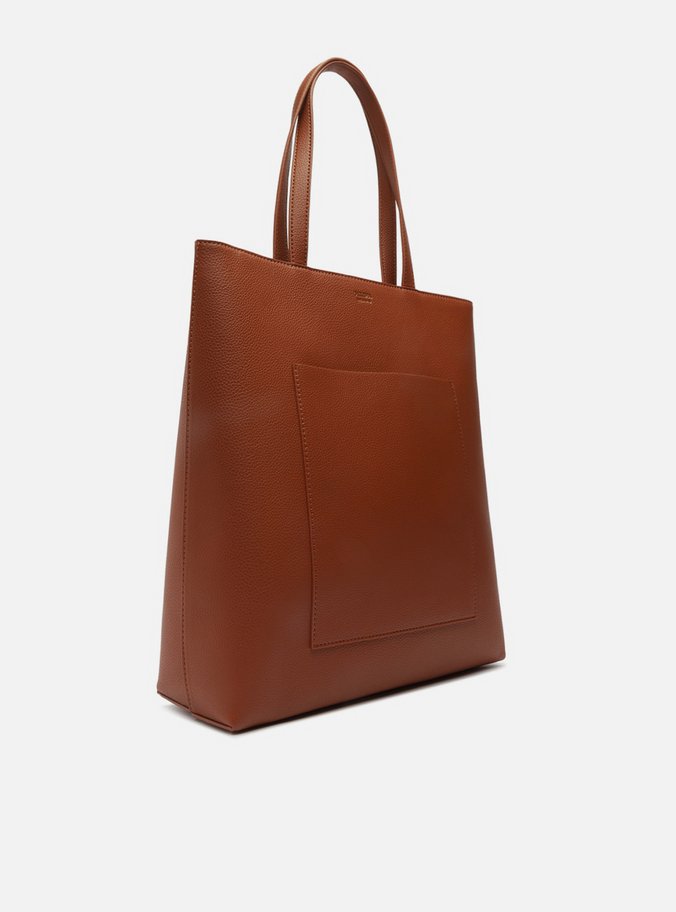 Bolsa Marrom Shopping Grande Pouch
