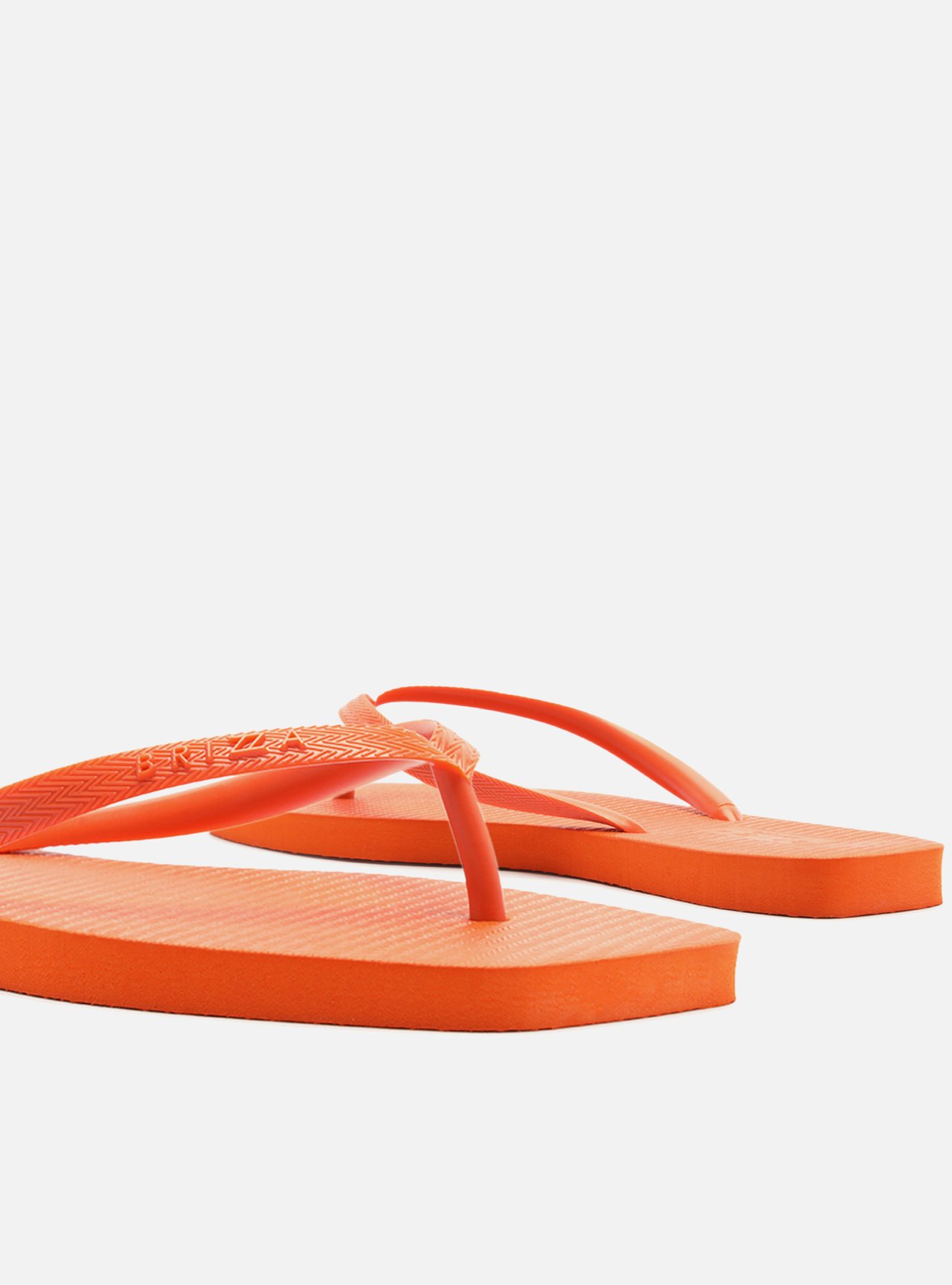 Chinelo de Dedo Laranja Básico Square Brizza — foto 4