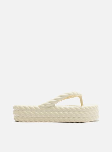 Sandália Off-White Flatform Marrocos Mid