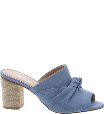 Tamanco jeans arezzo Clearance