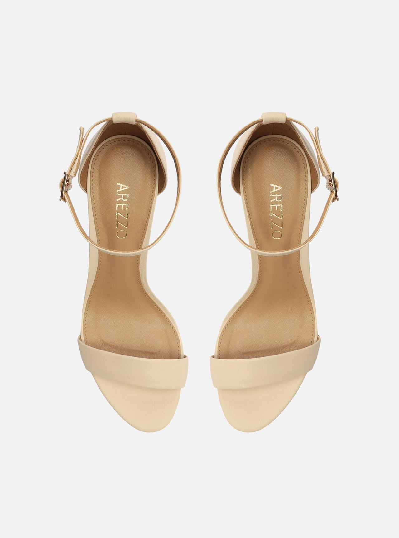 Sandália Off-White Couro Bloco Alto Isabelli — foto 5