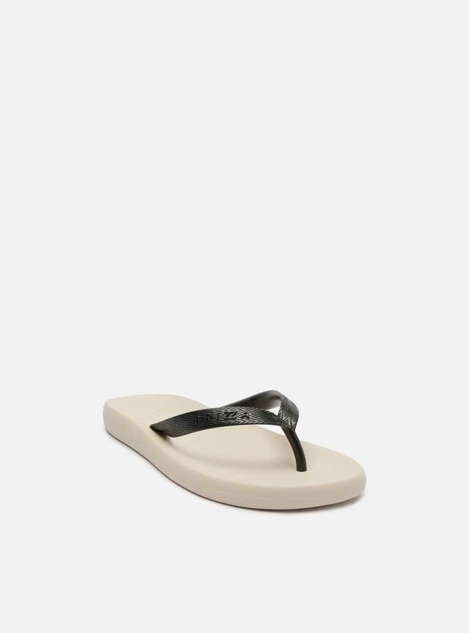 Chinelo de Dedo Branco Bicolor Ibiza Brizza
