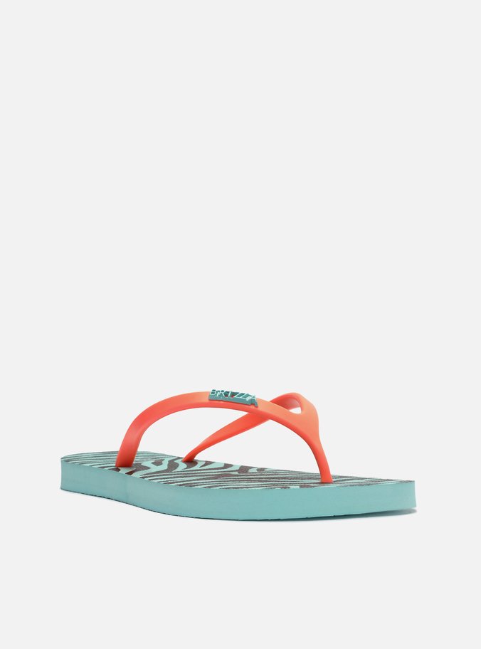 Chinelo de Dedo Multicolorido Estampa Brizza
