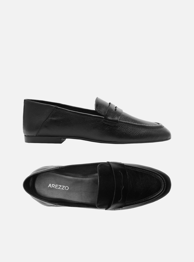 Mocassim Preto Couro