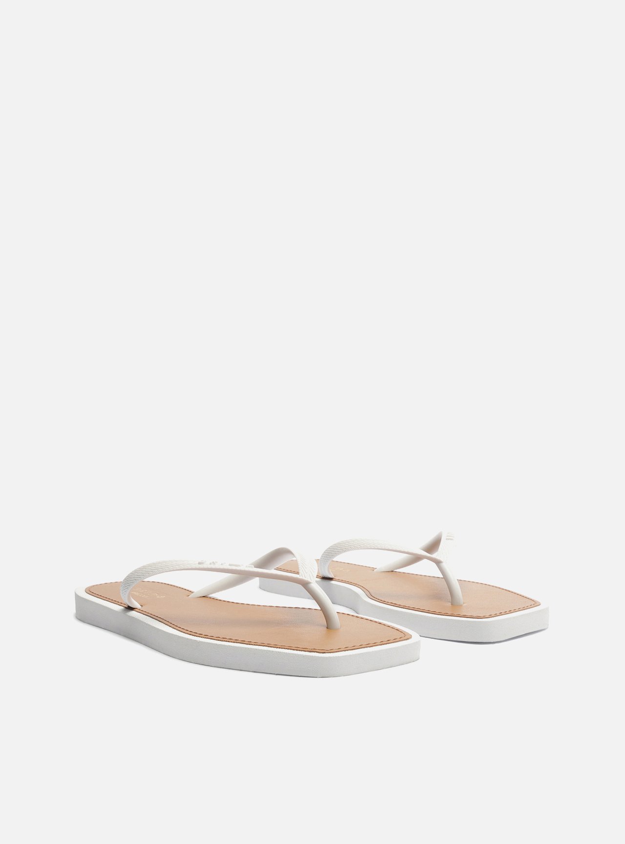 Chinelo de Dedo Branco Square Recouro Brizza — foto 4