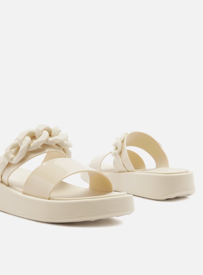 Sandália Plataforma Off-White Brizza
