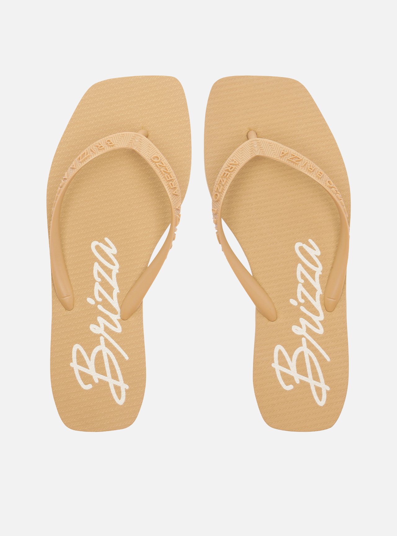 Chinelo de Dedo Nude Flatform Brizza — foto 1