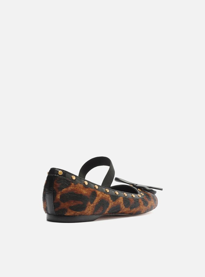 Sapatilha Boneca Animal Print Elástico