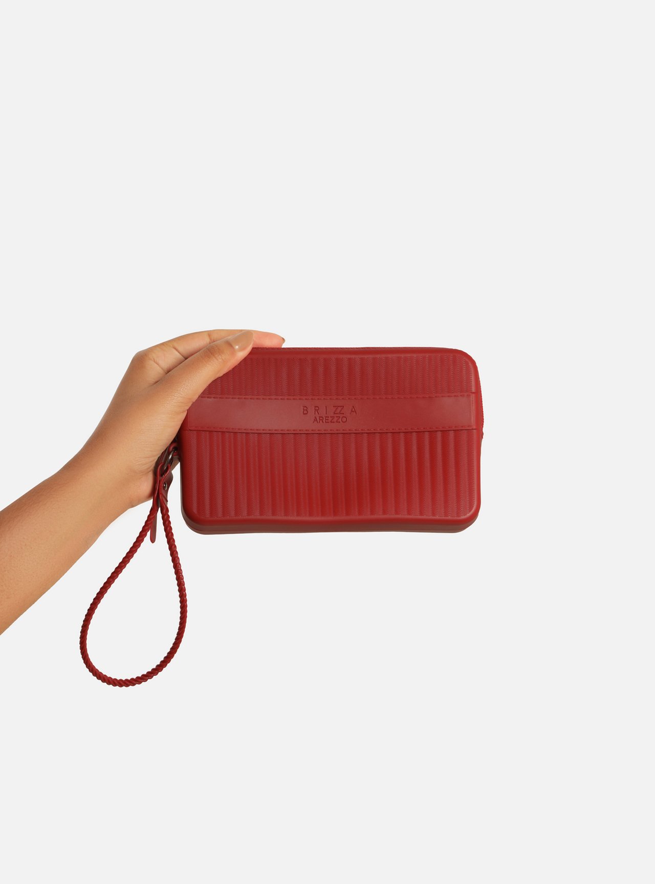 Bolsa Clutch Vermelha Pequena Brizza — foto 4