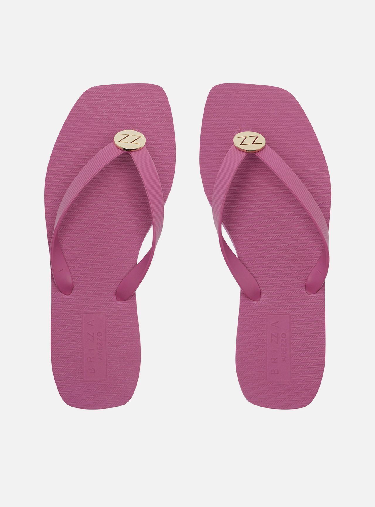 Chinelo de Dedo Roxo Off White Flatform Brizza — foto 1