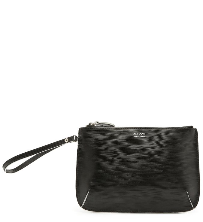 Necessaire Bella Couro Preta