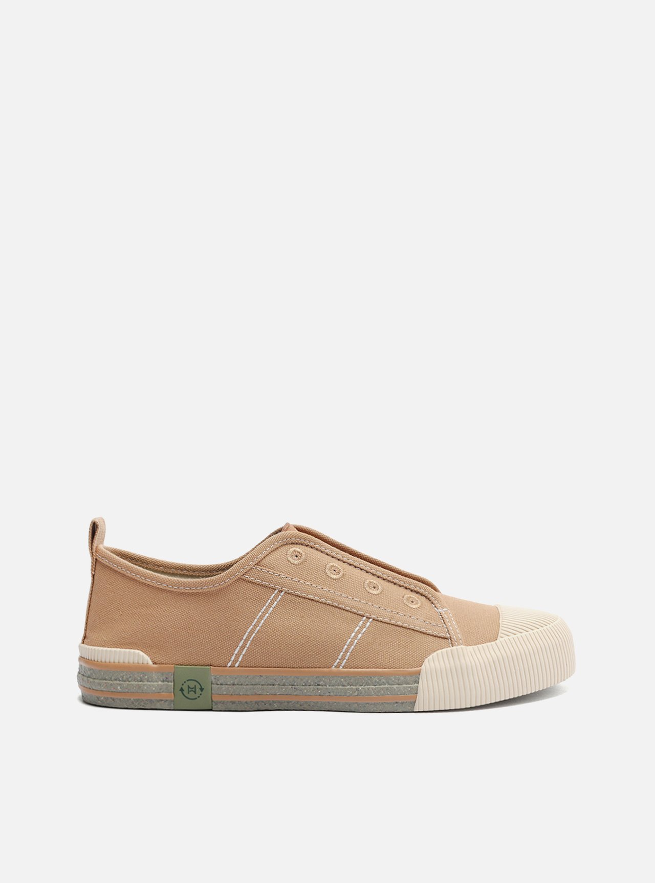 Tênis Slip On Marrom Lona Collab Alme — foto 1