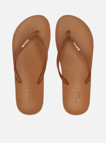 Chinelo de Dedo Marrom Recouro Fit